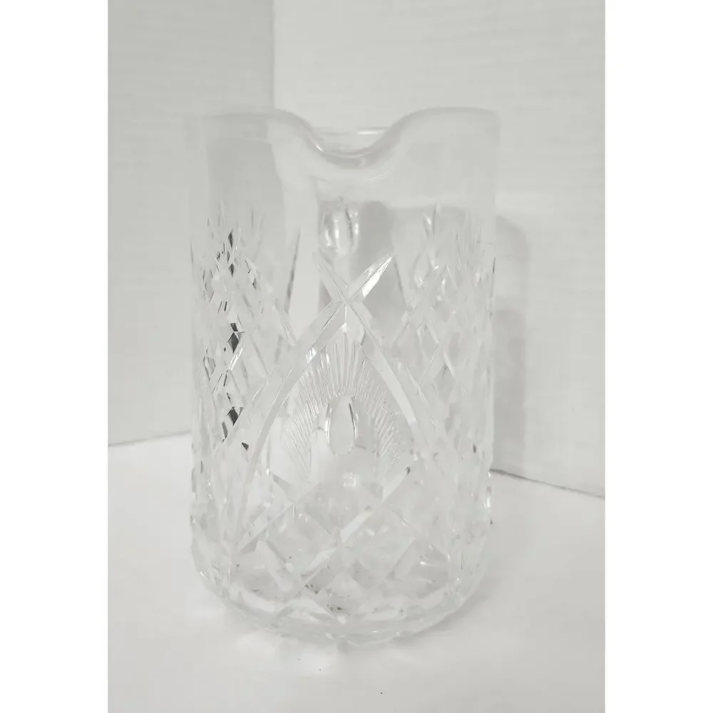 Waterford Crystal Cut Glass Pitcher Water Juice Barware Irish Glass